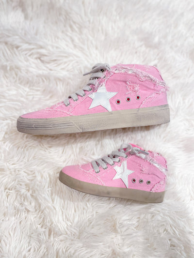 Paulina Pink Canvas Shoes