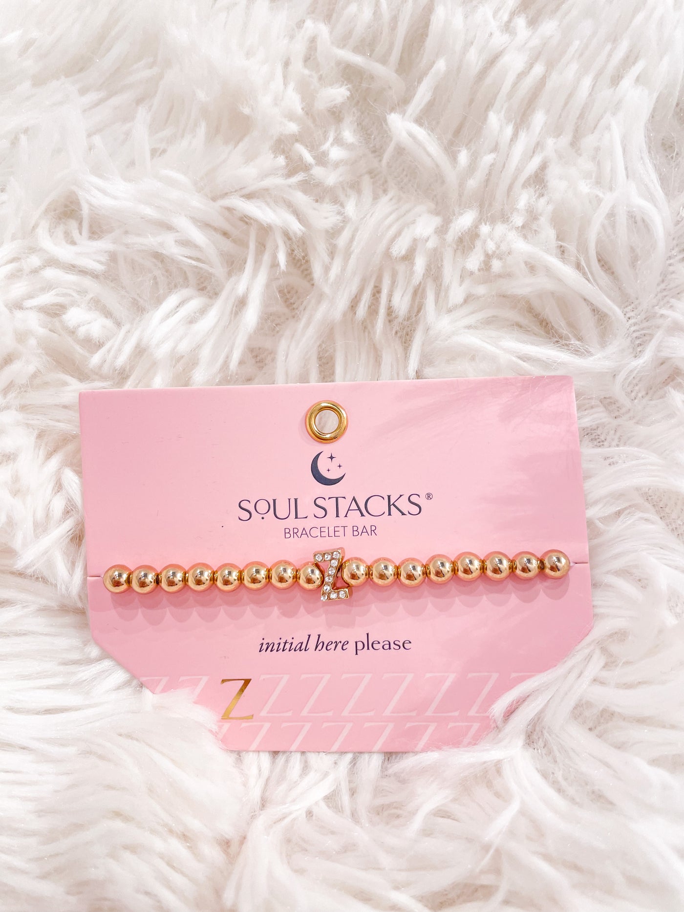 Soul Stacks Initial Bracelet