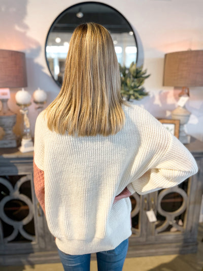 Vivian Pink Mix Sweater