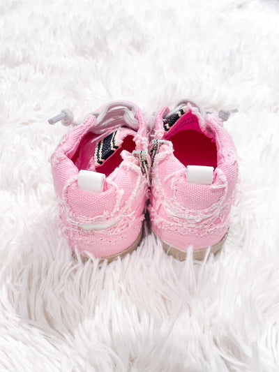 Paulina Toddler Pink Canvas Shoes