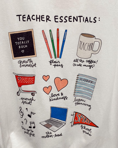 Teacher Essentials Tee