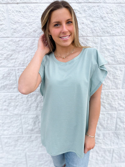 Mint Jaqlyn Top