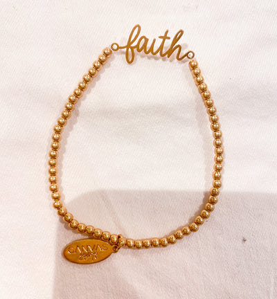 Leah Bead Stretch Bracelet