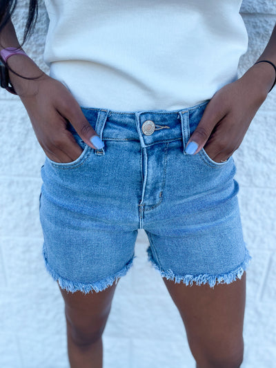 Vintage Medium Wash Shorts