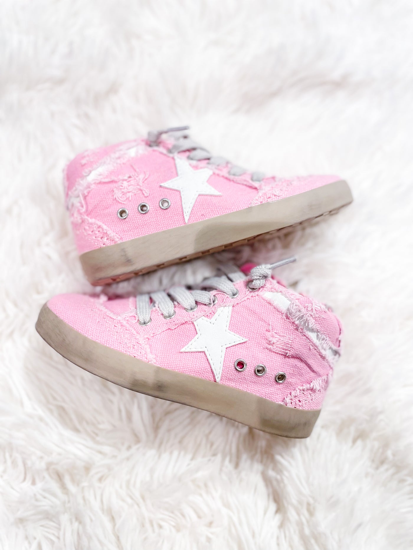 Paulina Toddler Pink Canvas Shoes