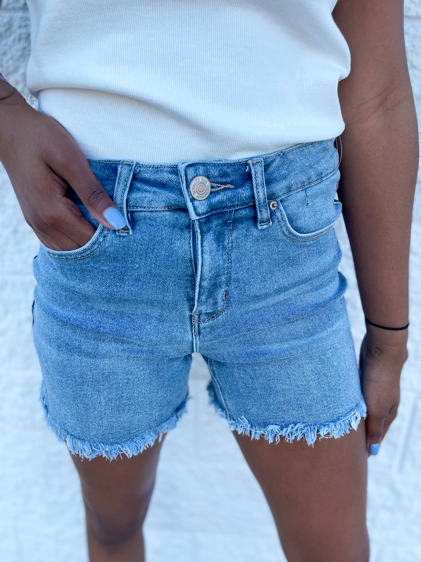 Vintage Medium Wash Shorts